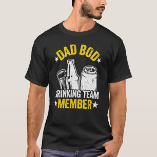 Camiseta Mens Dad Bod Drinking Team Member Beer Lover Funny
