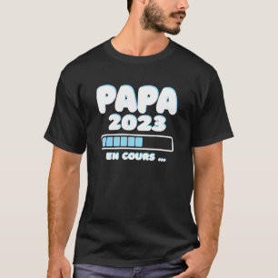 Camiseta Mens Dad Dad Loading in progress 2023 For the futu