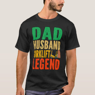 Camiseta Mens Dad Dad Warehouse Forklift Driver