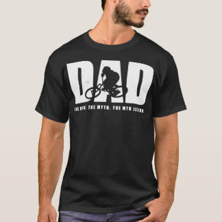 Camiseta Mens Dad Mountain Bicicleta