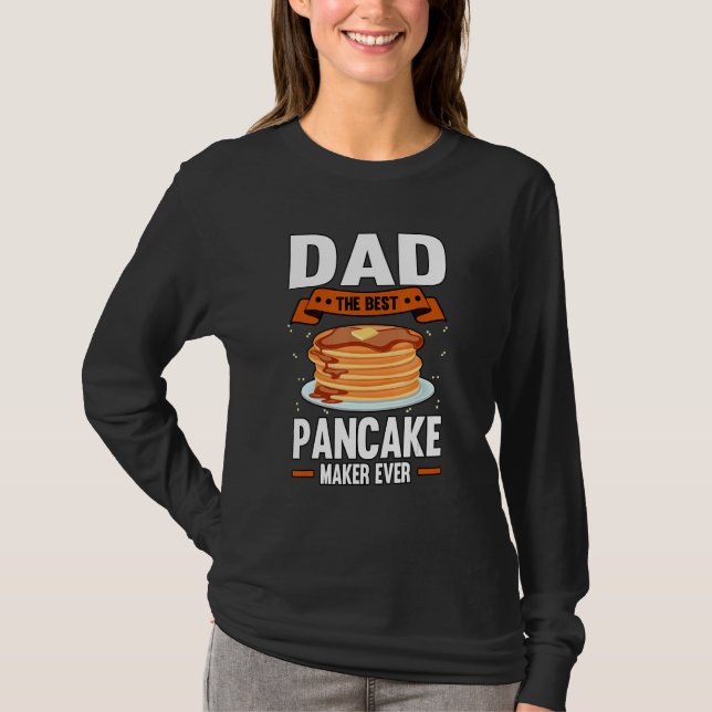 Camiseta Mens Dad Pancake Maker (Anverso)