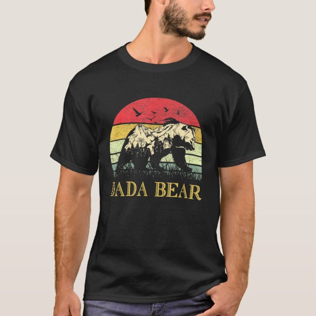 Camiseta Mens Dada Bear Funny (Anverso)
