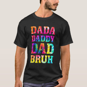 Camiseta Mens Dada Daddy Dad Dad Dad Bruh Fathers Day Vinta