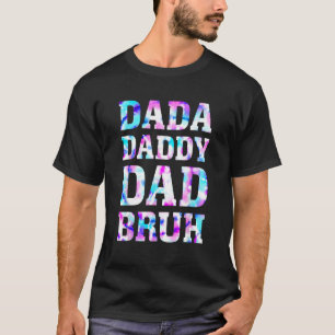 Camiseta Mens Dada Daddy Dad Dad Dad Bruh Fathers Day Vinta
