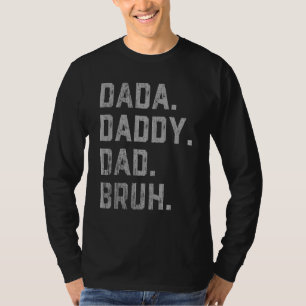 Camiseta Mens Dada Daddy Dad Papá Bruh Padre Y Niño Chica