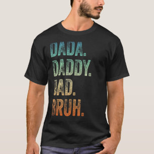 Camiseta Mens Dada Daddy Dad Papá Bruh Padre Y Niño Chica N