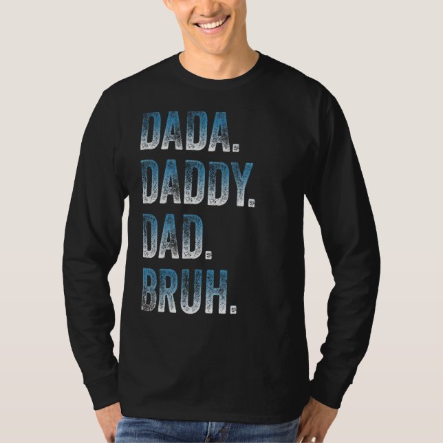 Camiseta Mens Dada Daddy Dad Papá Bruh Padre Y Niño Chica N (Anverso)