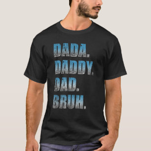 Camiseta Mens Dada Daddy Dad Papá Bruh Padre Y Niño Chica N