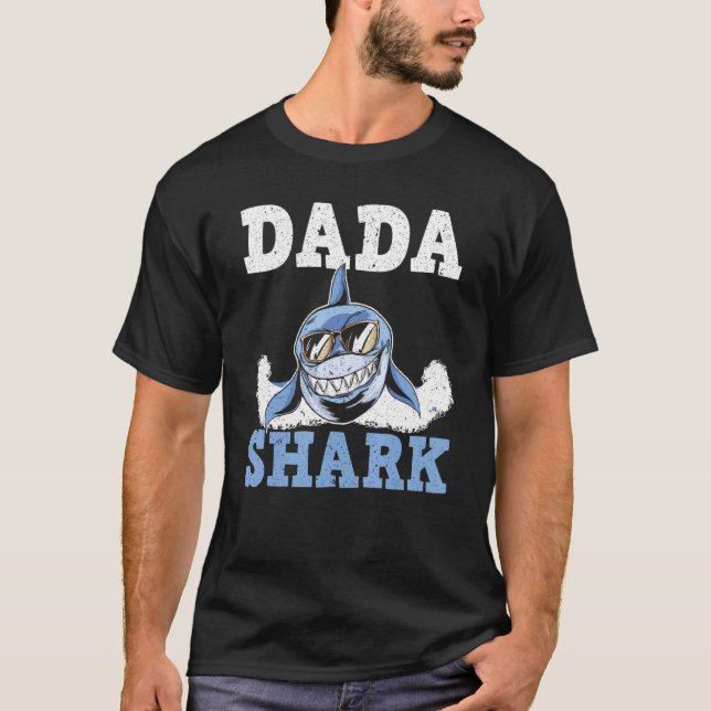 Camiseta Mens Dada Los Padres De Animales Del Mar De La Bio (Anverso)