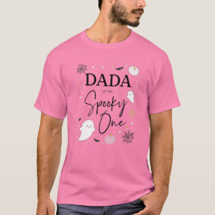 Camiseta Mens Dada Of The Spooky One Girl First Birthday Pi