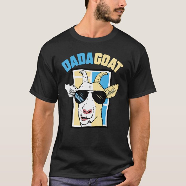 Camiseta Mens Dadagoat Like A Normal Dad Just Slower Father (Anverso)