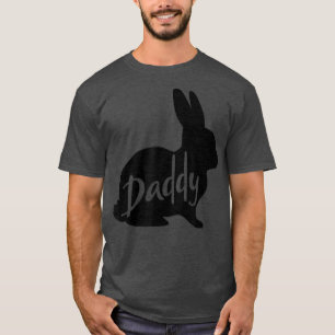 Camiseta Mens Daddy Bunny Rabbit Padre Papá Pascua
