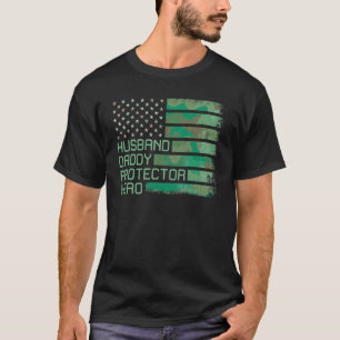 Camiseta Mens Daddy Husband Protector Mejor Papi Mejor Papi