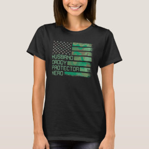 Camiseta Mens Daddy Husband Protector Mejor Papi Mejor Papi