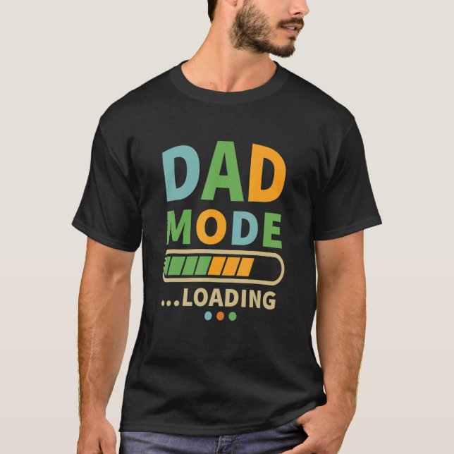 Camiseta Mens Daddy Loading 2022 Expectant Dad Baby Birth D (Anverso)