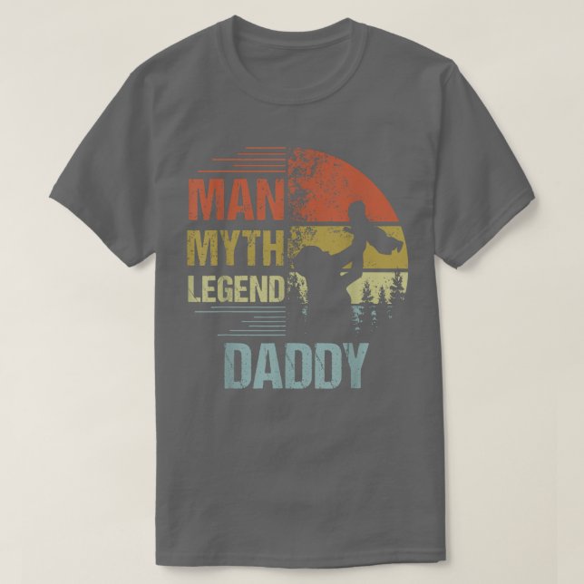 Camiseta Mens Daddy Myth Legend  For Mens & Dad Funny Fathe (Diseño del anverso)
