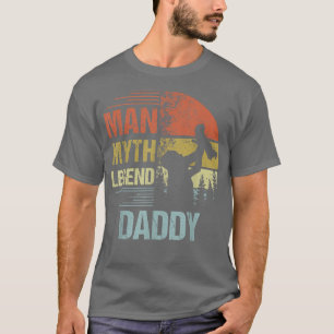 Camiseta Mens Daddy Myth Legend  For Mens & Dad Funny Fathe
