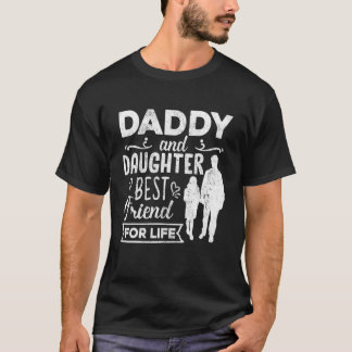 Camiseta Mens Daddy Y Daughter Mejor Amigo Por Vida
