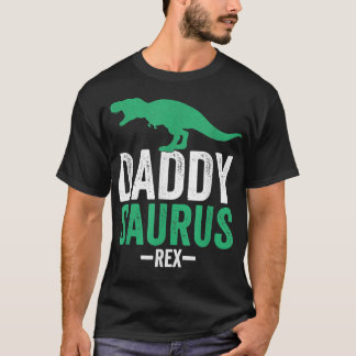 Camiseta Mens Daddysaurus Re  Funny Dad  Gift 