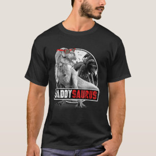 Camiseta Mens Daddysaurus Rex Dad Dinosaur Daddy Saurus Fat