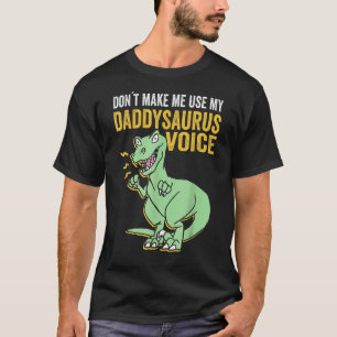 Camiseta Mens Daddysaurus Voz Trex Daddy Saurus Padres D