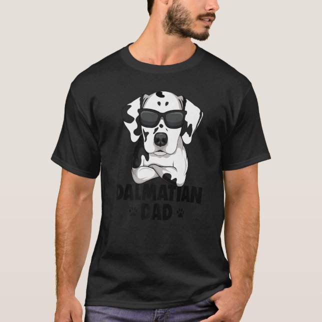 Camiseta Mens Dalmatian Dog Dad Premium (Anverso)