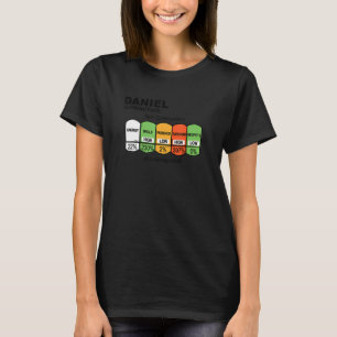 Camiseta Mens Daniel Hechos Nutricionales Daniel
