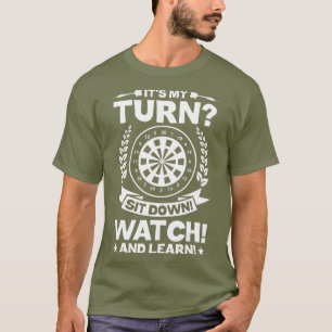 Camiseta Mens Dart Player Funny Darle La Vuelta A Mi Sentad