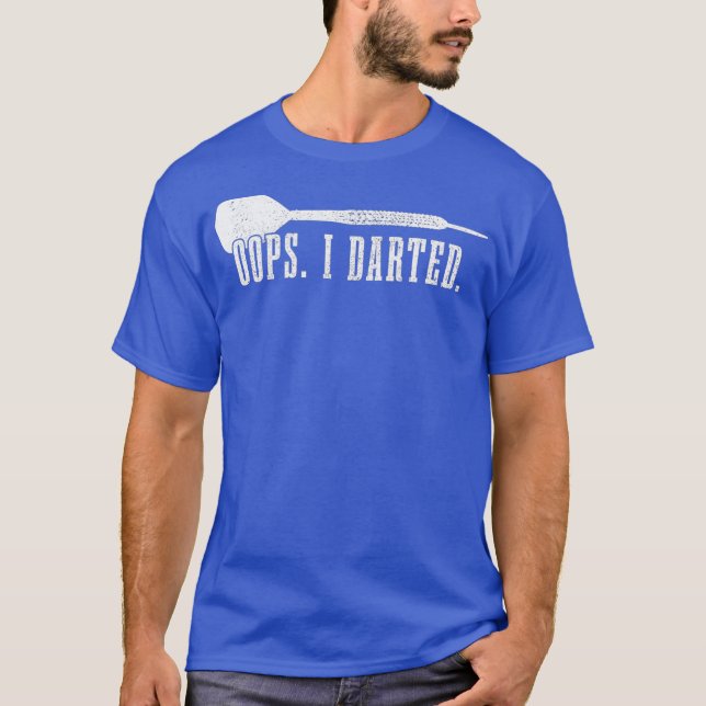 Camiseta Mens Darts Oops I Darny Darny Darts Player (Anverso)