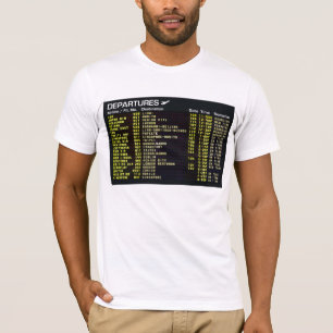 Camiseta Mens de Airport Departures