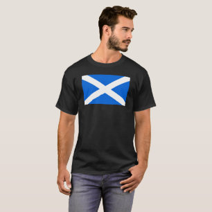Camiseta Mens de bandera escocesa cn