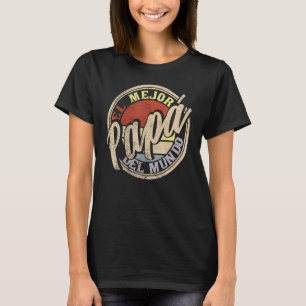 Camiseta Mens Dia Del Padre Vintage El Mejor Día del Padre