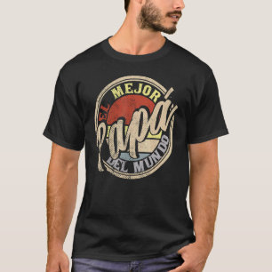 Camiseta Mens Dia Del Padre Vintage El Mejor Día del Padre