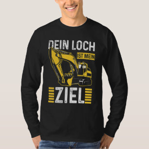 Camiseta Mens Digger Excavator Guide Excavator Driver Civil
