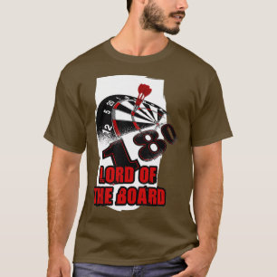 Camiseta Mens Diversos dardos divertidos con tablero de dar
