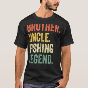 Camiseta Mens Divertido pescador Hermano Tío Leyenda de Pes