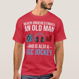 Camiseta Mens DJ Disk Jockey Audio Engineer Sound Guy Music