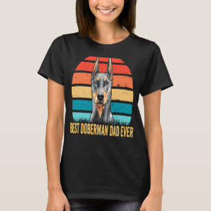 Camiseta Mens Doberman Dog Dad Best Doberman Dad
