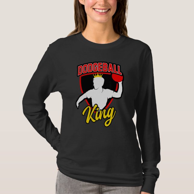 Camiseta Mens Dodgeball King for Dodgeball  and Dodgeball M (Anverso)