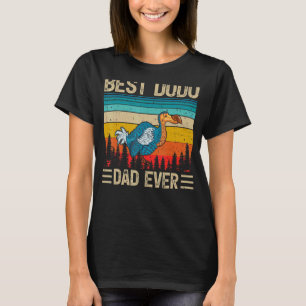 Camiseta Mens Dodo Bird Vintage Mejor Dodo Papá Nunca Padre