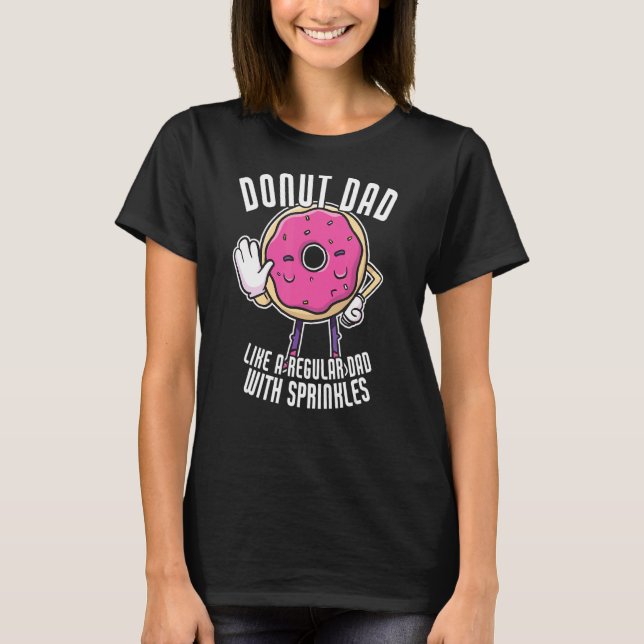 Camiseta Mens Donut Dad Doughnut Postre (Anverso)