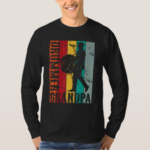 Camiseta Mens Drummer Grandpa Rock And Roll Grandfather