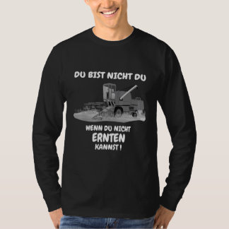 Camiseta Mens Du Bist Nicht Du Wenn Du Nicht Ernnen Kannst