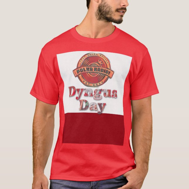 Camiseta Men's Dyngus Day Polka Radio T-Shirt (Anverso)