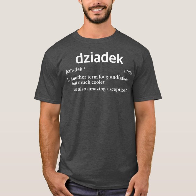 Camiseta Mens Dziadek T s Grandpa s Grandfather in Polish (Anverso)