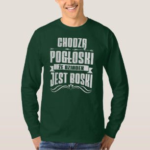 Camiseta Mens Dziadzie Dziadzia Dziadziu Dziadzio Polonia