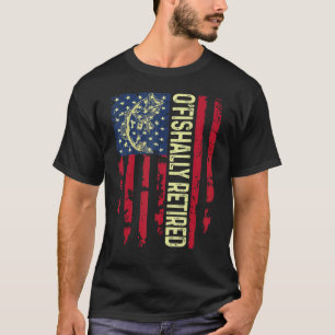 Camiseta Mens Ee.Uu. Bandera Patriótica O'fisha Dad Fat