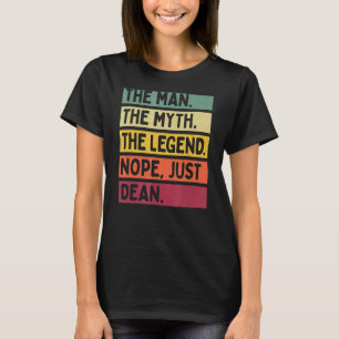Camiseta Mens El Hombre El Mito La Leyenda No Sólo Dean Q