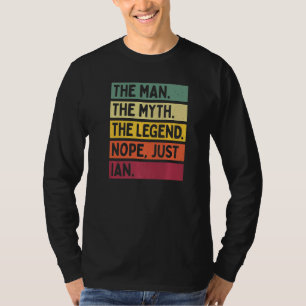 Camiseta Mens El Hombre El Mito La Leyenda No Sólo Ian Qu