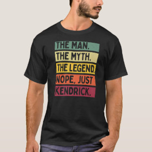 Camiseta Mens El Hombre El Mito La Leyenda No Sólo Kendrico